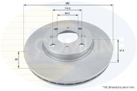 COMLINE ADC0533V - DISCO DE FRENO