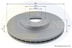 COMLINE ADC0552V - DISCO FRENO