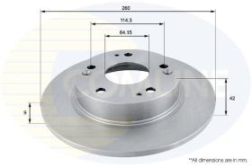 COMLINE ADC0555 - DISCO FRENO