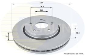 COMLINE ADC0560V - DISCO DE FRENO