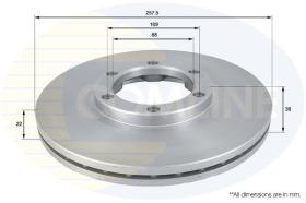 COMLINE ADC0702V - DISCO FRENO