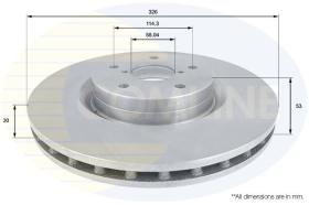 COMLINE ADC0819V - DISCO FRENO