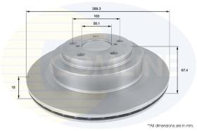 COMLINE ADC0820V - DISCO FRENO
