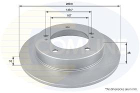 COMLINE ADC0902 - DISCO DE FRENO