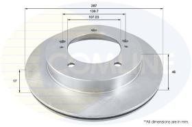 COMLINE ADC0907V - DISCO DE FRENO