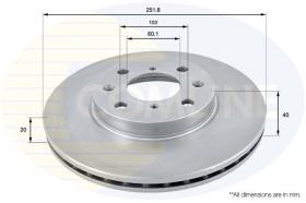 COMLINE ADC0922V - DISCO FRENO