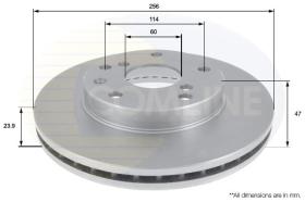COMLINE ADC1011V - DISCO FRENO DAEWOO LEGANZA 97->