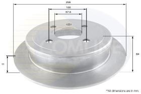 COMLINE ADC1014 - DISCO DE FRENO