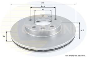 COMLINE ADC1018V - DISCO FRENO