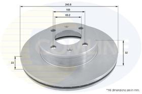 COMLINE ADC1032V - DISCO DE FRENO