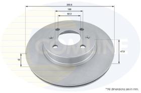COMLINE ADC1043V - DISCO DE FRENO