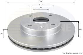 COMLINE ADC1054V - DISCO DE FRENO