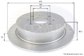 COMLINE ADC1059 - DISCO FRENO KIA MENTOR 94->,SHUMA 9