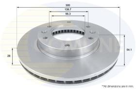 COMLINE ADC1085V - DISCO DE FRENO