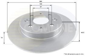 COMLINE ADC1087 - DISCO DE FRENO