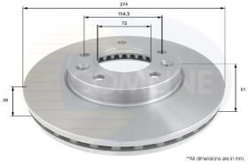 COMLINE ADC1091V - DISCO FRENO