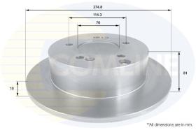 COMLINE ADC1093 - DISCO DE FRENO