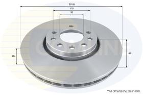 COMLINE ADC1115V - DISCO DE FRENO