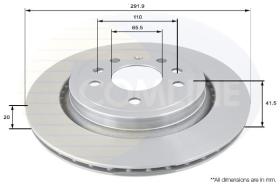 COMLINE ADC1136V - DISCO DE FRENO