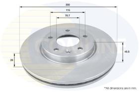 COMLINE ADC1153V - DISCO DE FRENO