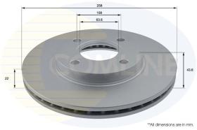 COMLINE ADC1207 - DISCO DE FRENO