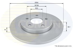 COMLINE ADC1219 - DISCO DE FRENO