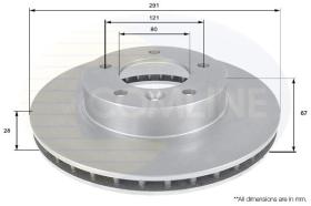 COMLINE ADC1222V - DISCO FRENO DAIMLER DAIMLER 94->,XJ