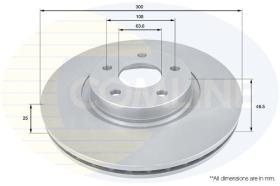 COMLINE ADC1227V - DISCO DE FRENO
