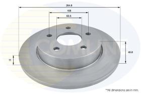 COMLINE ADC1228 - DISCO DE FRENO