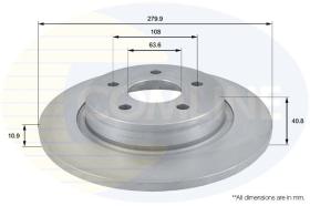 COMLINE ADC1229 - DISCO DE FRENO