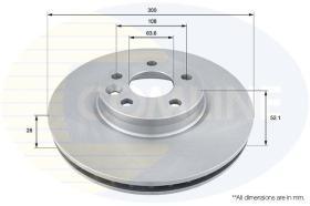 COMLINE ADC1237V - DISCO DE FRENO