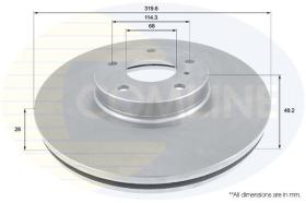 COMLINE ADC1238V - DISCO DE FRENO