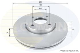 COMLINE ADC1244V - DISCO FRENO