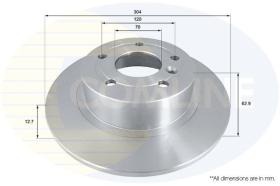 COMLINE ADC1307 - DISCO DE FRENO
