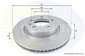 COMLINE ADC1321V - DISCO DE FRENO