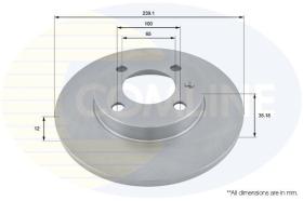 COMLINE ADC1402 - DISCO DE FRENO
