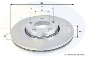 COMLINE ADC1417V - DISCO DE FRENO