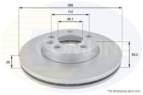 COMLINE ADC1418V - DISCO DE FRENO