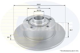 COMLINE ADC1419 - DISCO DE FRENO