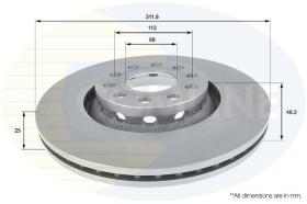 COMLINE ADC1431V - DISCO DE FRENO