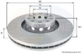COMLINE ADC1435V - DISCO FRENO