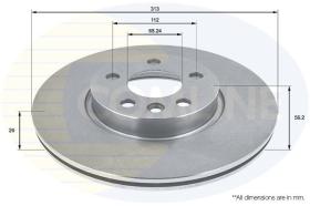 COMLINE ADC1441V - DISCO DE FRENO