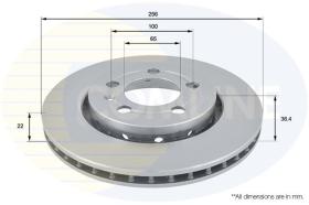 COMLINE ADC1447V - DISCO DE FRENO