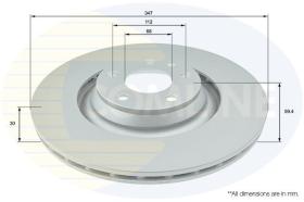 COMLINE ADC1490V - DISCO DE FRENO