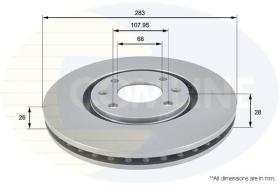 COMLINE ADC1509V - DISCO DE FRENO