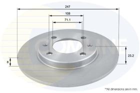COMLINE ADC1512 - DISCO DE FRENO