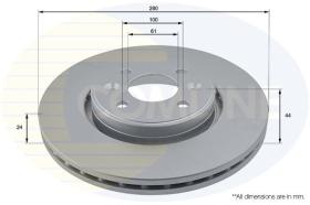 COMLINE ADC1517V - DISCO DE FRENO