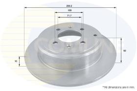 COMLINE ADC1524 - DISCO DE FRENO