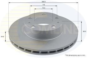 COMLINE ADC1535V - DISCO DE FRENO SUSTITUIDO POR ADC4002V