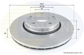 COMLINE ADC1538V - DISCO DE FRENO